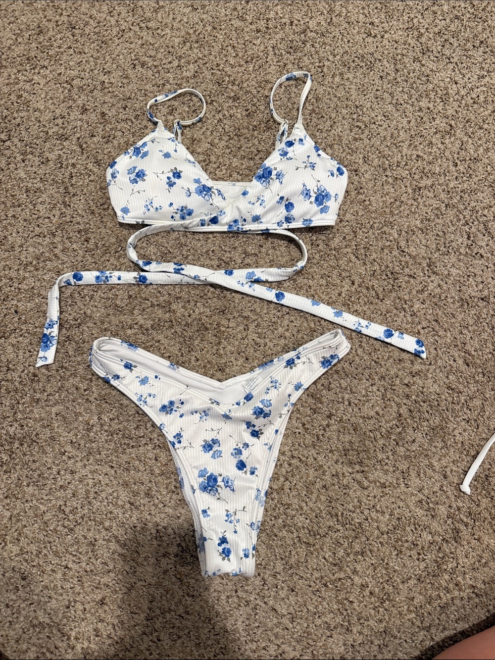 Floral Wrap Bikini